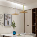 UFO shape chandelier lamp gold led pendant light